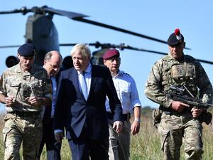 Prime Minister Boris Johnson will on Thursday, November 19, unveil what is being billed as Britain's biggest programme of investment in the armed forces since the end of the Cold War. Ben STANSALL / POOL / AFP