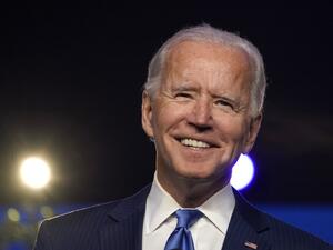 Democratic presidential nominee Joe Biden addresses the nation at the Chase Center November 06, 2020 in Wilmington, Delaware. The winner of the 2020 presidential election has yet to be declared, as vote counting continues in the key states of Pennsylvania, Georgia, Nevada, Arizona, and North Carolina. Drew Angerer/Getty Images/AFP Drew Angerer / GETTY IMAGES NORTH AMERICA / Getty Images via AFP