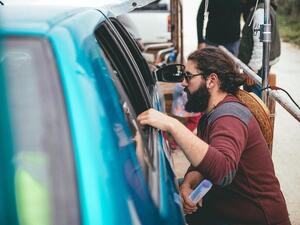 Ameen Nayfeh is a Palestinian director (Instagram)