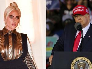ليدي غاغا ودونالد ترامب