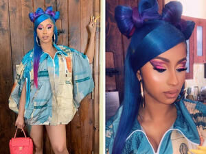 Tokyostylez Shocking Blue on  CardiB  (Twitter)