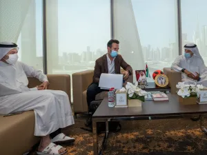 Dubai Sports Council discuss cooperation with Israeli club Hapoel Tel Aviv