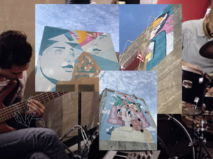 while these images beautify the city and give viewers a pleasant site, 'if they can at least make the passerby smile, then we have achieved our mission to ease people's distress in this difficult year.'