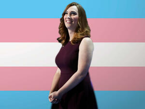LGBT rights activist Sarah McBride. (Albawaba/ Rami Khoury)