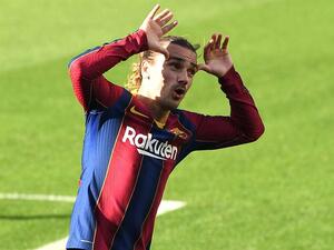 غريزمان يحتفل بهدفه غريزمان يحتفل بهدفه