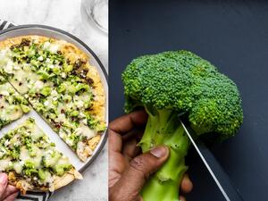 بيتزا بروكلي بيستو سريعة