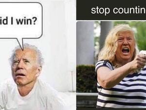 Plenty of MEMES and jokes have rushed the social media during the elections week. (Twitter)