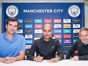 غوارديولا يمدد عقده غوارديولا يمدد عقده