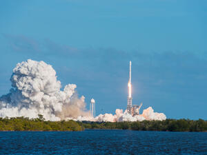 SpaceX Falcon Heavy Launch Kennedy Space Center. (Shutterstock/ File Photo)