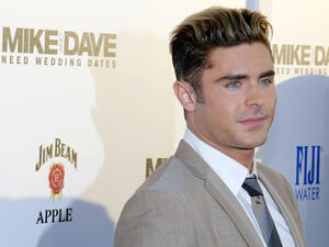 Zac Efron at the Los Angeles premiere of 'Mike And Dave Need Wedding Dates' held at the ArcLight Cinemas in Hollywood. (Shutterstock)