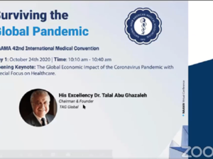 Abu-Ghazaleh: A Real Solution Is a Global Solution To Face COVID-19 Crisis