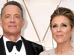 توم هانكس وزوجته