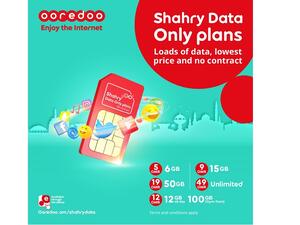 Ooredoo تتيح لعملائها الاستمتاع ببيانات أكثر عبر باقات شهري للبيانات فقط