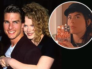 توم كروز وابنته بالتبني