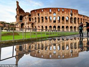 Rome wants to rebuild the floor to give a better impression of what the amphitheatre was like in its bloody heyday when viscous beasts and savage warriors duelled on its sands in front of 35,000 raucous Romans. (AFP)