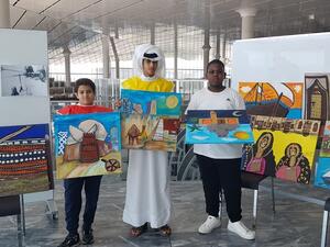Qatar in the Eyes of Its Children at Reesha Student Art Display