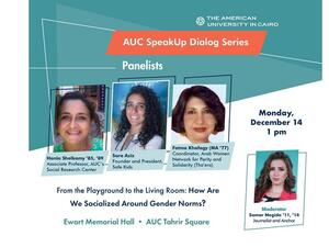AUC To Hold First Session of AUC Speakup Dialog Series on How We Are Socialized Around Gender Norms