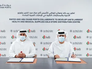 Rafed & Abu Dhabi Ports Work Together on UAE’s Largest Health & Medical Supplies Cold Store Distribution Centre