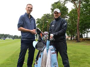 Dr Andrew Murray with Richie Ramsay at last year Aberdeen Standard Investments Scottish Open (Photo: Supplied)