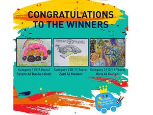Markazia Toyota Celebrates the Three Winners of the Toyota Dream Car Art Contest