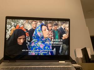 Millions of people from more than 200 nations are calling for Nasrin Sotoudeh’s release. (Twitter)