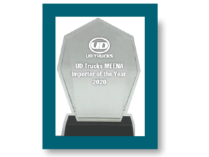 المسعود للمركبات والمعدات التجارية يحصد جائزة شاحنات UD الشرق الأوسط وشمال أفريقيا لأفضل مستورد للعام 2020