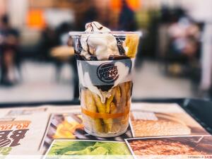 آيس كريم بالبطاطس المقلية من BK