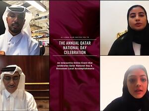 Qatari Students Bring the Georgetown Community Together for a Virtual QND Celebration at QF