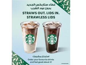 Starbucks Marks a Milestone as It Launches Its First Ever Straw-Less Lid Across Stores in MENA