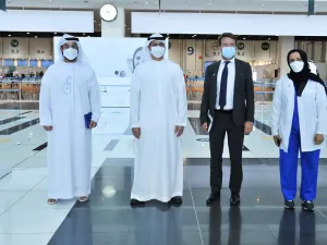 French Ambassador To the UAE Receives Latest Update on COVID-19 Vaccine From Seha