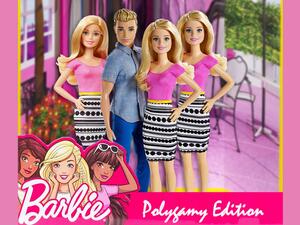 Mattel Unveils a Polygamy Edition of Barbie doll. (Twitter) Mattel Unveils a Polygamy Edition of Barbie doll. (Twitter)
