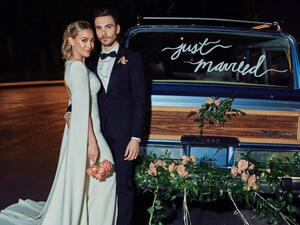 Koma also posted a photo from their wedding and looked back on their difficult year in the caption.