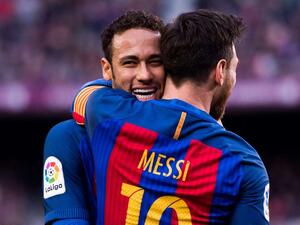 صورة أرشيفية لميسي ونيمار صورة أرشيفية لميسي ونيمار