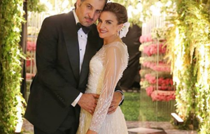 الأميرة نور وزوجها عمرو