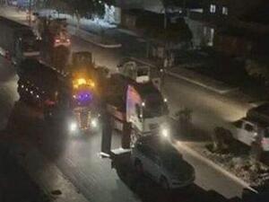  16 مدرعة أمريكية رافقت الرتل إلى الحدود العراقية