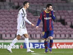 Barcelona's Lionel Messi (left) and Juventus' Cristiano Ronaldo are vying for big awards in Dubai. (Photo: AFP)
