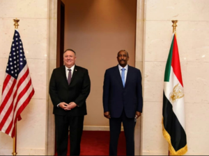 Trump announced last week he would take Sudan, which the US designated as a state sponsor of terrorism in 1993, off the list once it had deposited $335m it had pledged to pay in compensation for the Kenya and Tanzania bombings [File: Sudan's Foreign Media Council/AFP]