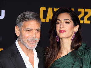 The 'Monuments Men' star has enjoyed spending time with his wife and their children 