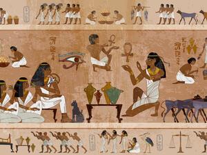 Ancient mural, Egypt  (Shutterstock)	