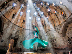 Colored Whirling Dervishes  (Shutterstock)	