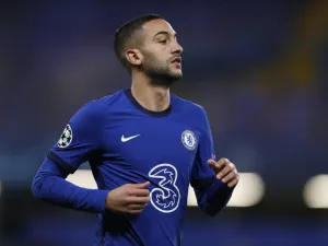 Frank Lampard has seen the Morocco international shine since joining from Ajax, while Olivier Giroud has become a key part of his plans once again (Photo: AFP)