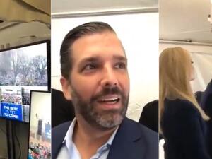 فيديو مثير لترامب وعائلته تزامنا مع اقتحام مبنى الكابيتول