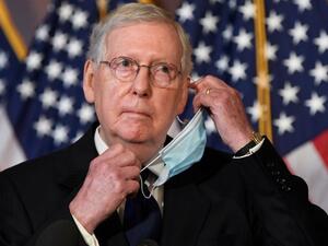 ميتش ماكونيل زعيم الجمهوريين في مجلس الشيوخ الأمريكي