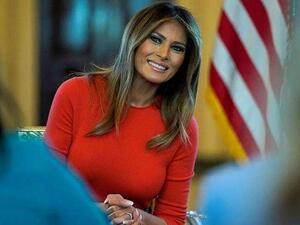  زعمت السيدة الأولي أنها تتمتع "بعلاقة رائعة" مع زوجها، البالغ من العمر 74 عاما