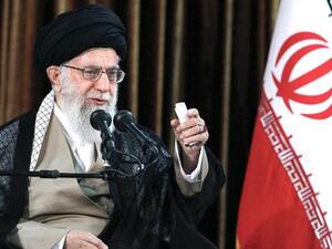 Supreme Leader Ayatollah Ali Khamenei during a meeting with foreign ministry officials in Tehran. (File photo: AFP)