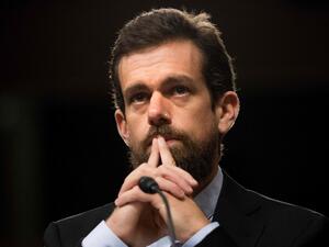 CEO of Twitter Jack Dorsey wants to change the way information circulates on social media, with the goal of combating online violence, hate and disinformation. Photo: Jim Watson/AFP