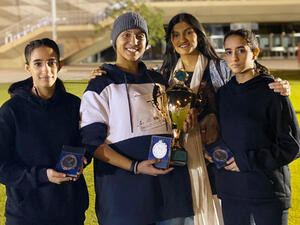 Meet Saudi Arabia's first female skating team aiming for international glory. (Twitter)