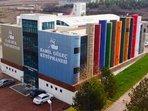 Karabuk university library in Turkey. (Twitter)