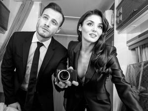 Hande Erçel Surprises Kerem Bürsin in New Year's Eve on The Voice Turkey.. Watch