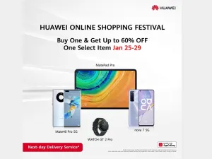 Huawei Online Shopping Festival Kick Starts the New Year With an Extravaganza of Exciting Deals